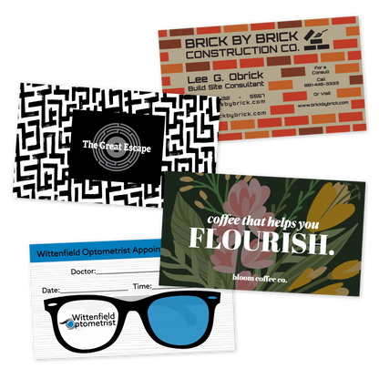 Custom Plastic 3.5" x 2" Cards