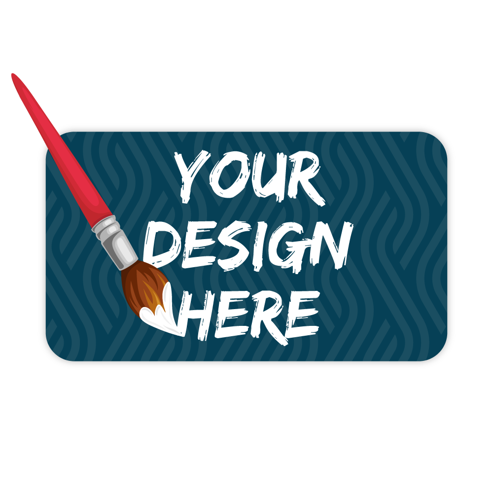 Custom Plastic 3.5" x 2" Standard Business Cards Size