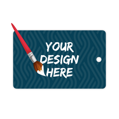 Custom Plastic 3.375" x 2.125" Tags