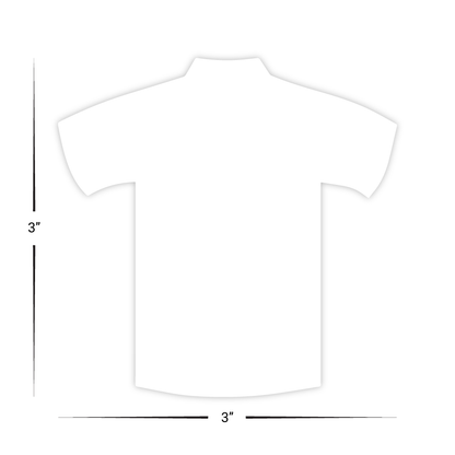 Custom Plastic 3" x 3" T-Shirt Cards