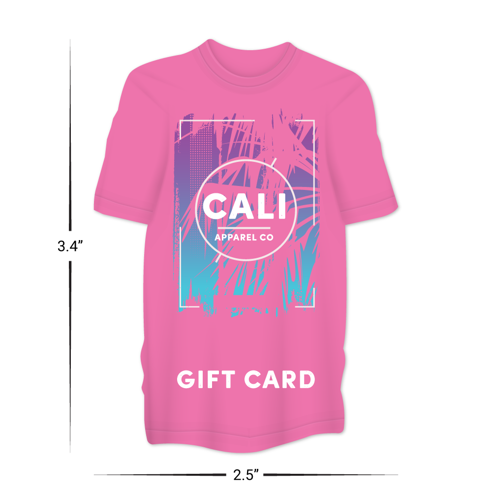 Custom Plastic 3.4" x 2.5" T-Shirt Cards