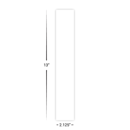 Custom Plastic 13" x 2.125" Ruler
