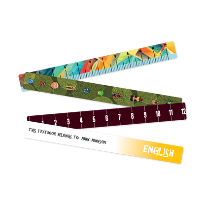 Custom Plastic 12.36" x 1.33" Rulers