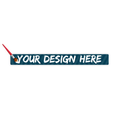Custom Plastic 12.36" x 1.33" Rulers