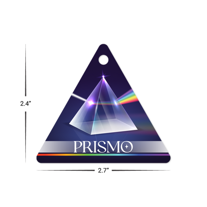 Custom Plastic 2.7" x 2.4" Triangle Key Tags