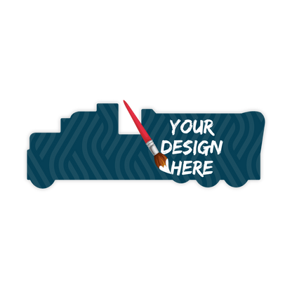 Custom Plastic 3.5" x 1.25" Big Rig Cards