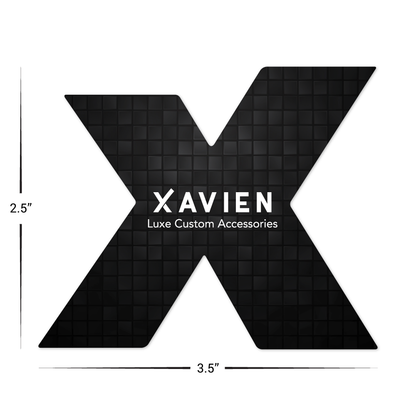 Custom Plastic 3" x 2.5" X Shape Cards