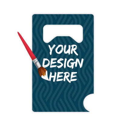 Custom Plastic 3.375" x 2.125" Bottle Opener Cards