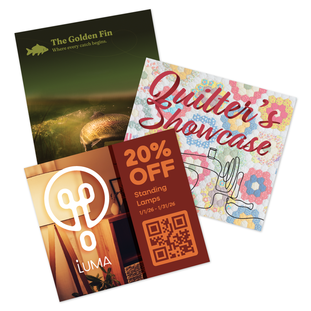 Custom Plastic 3.375" x 3" Cards