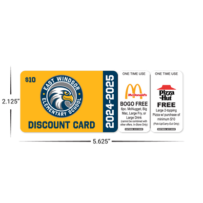Custom Plastic 3.375" x 2.125" Card and Two Key Tag Combo