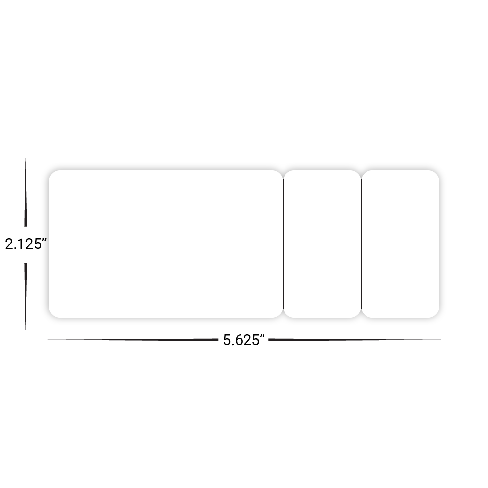 Custom Plastic 3.375" x 2.125" Card and Two Key Tag Combo