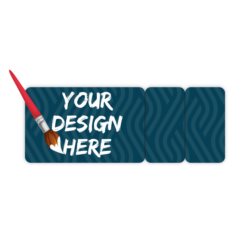Custom Plastic 3.375" x 2.125" Card and Two Key Tag Combo