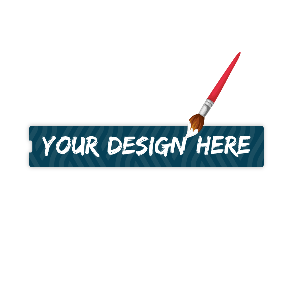 Custom Plastic 3.8189" x .6693" Long and Narrow Cards