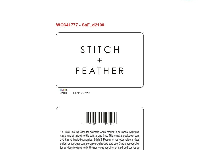 Custom Designed (WO341777)
