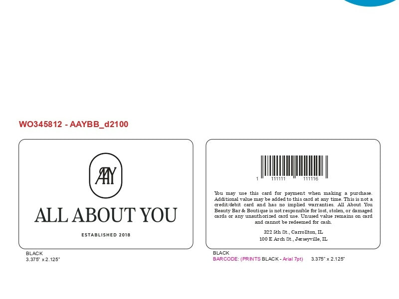 Custom Designed (WO345812)