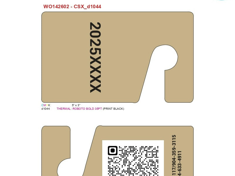 Custom Designed (WO142602)