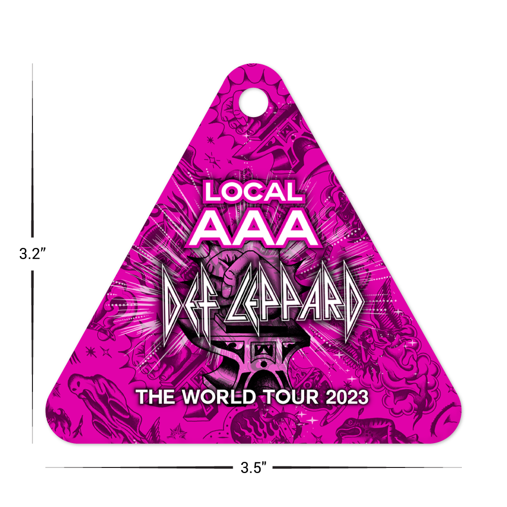 Hellcat Custom Designed Triangle Event Badges