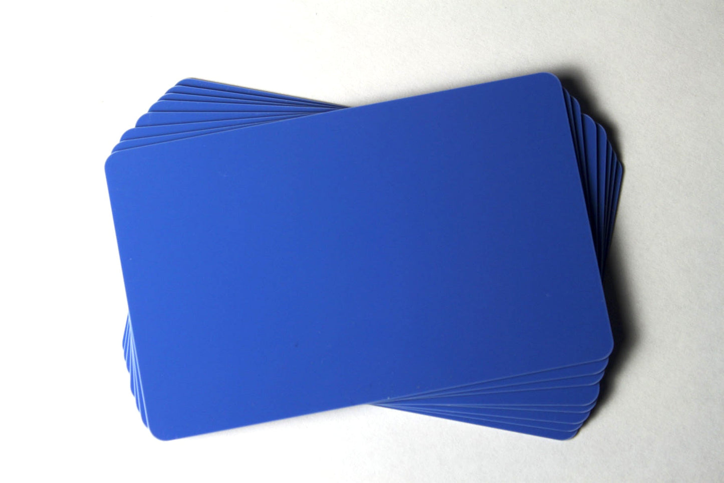 Colored Plastic Cards - 50 Packs