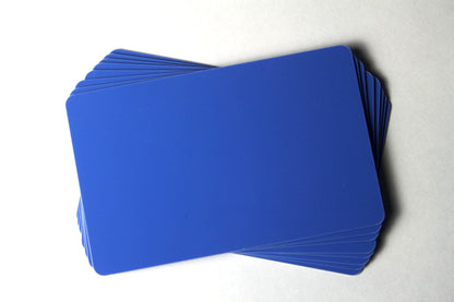 Colored Plastic Cards - 50 Packs