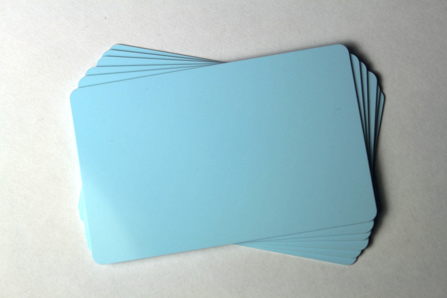 Colored Plastic Cards - 50 Packs