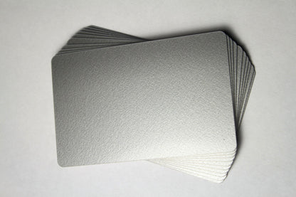 Metallic Plastic Card Stock