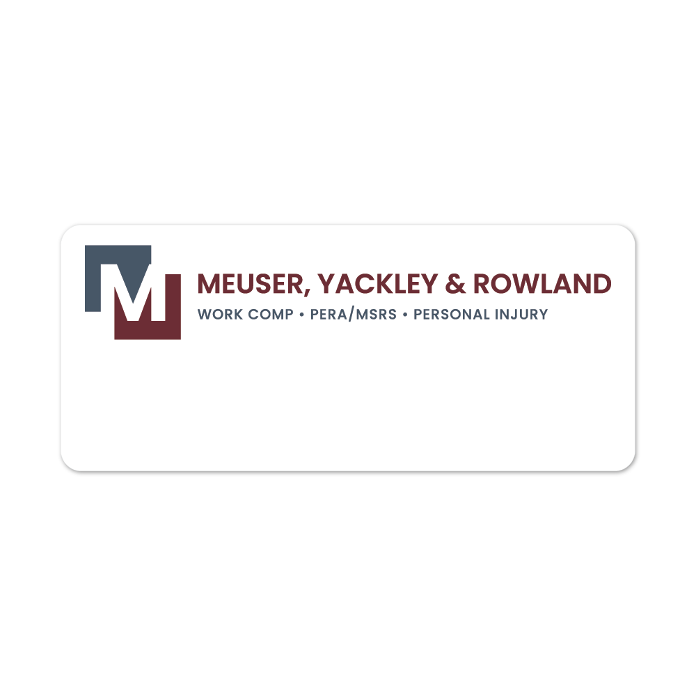 Meuser Law Magnetic Name Tags