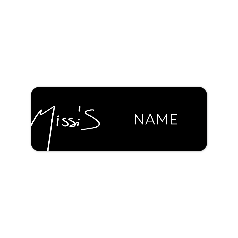 Magnetic Name Tags - Missi’s Version