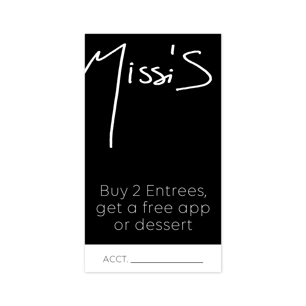 Promo Vouchers - Food - Free App or Dessert