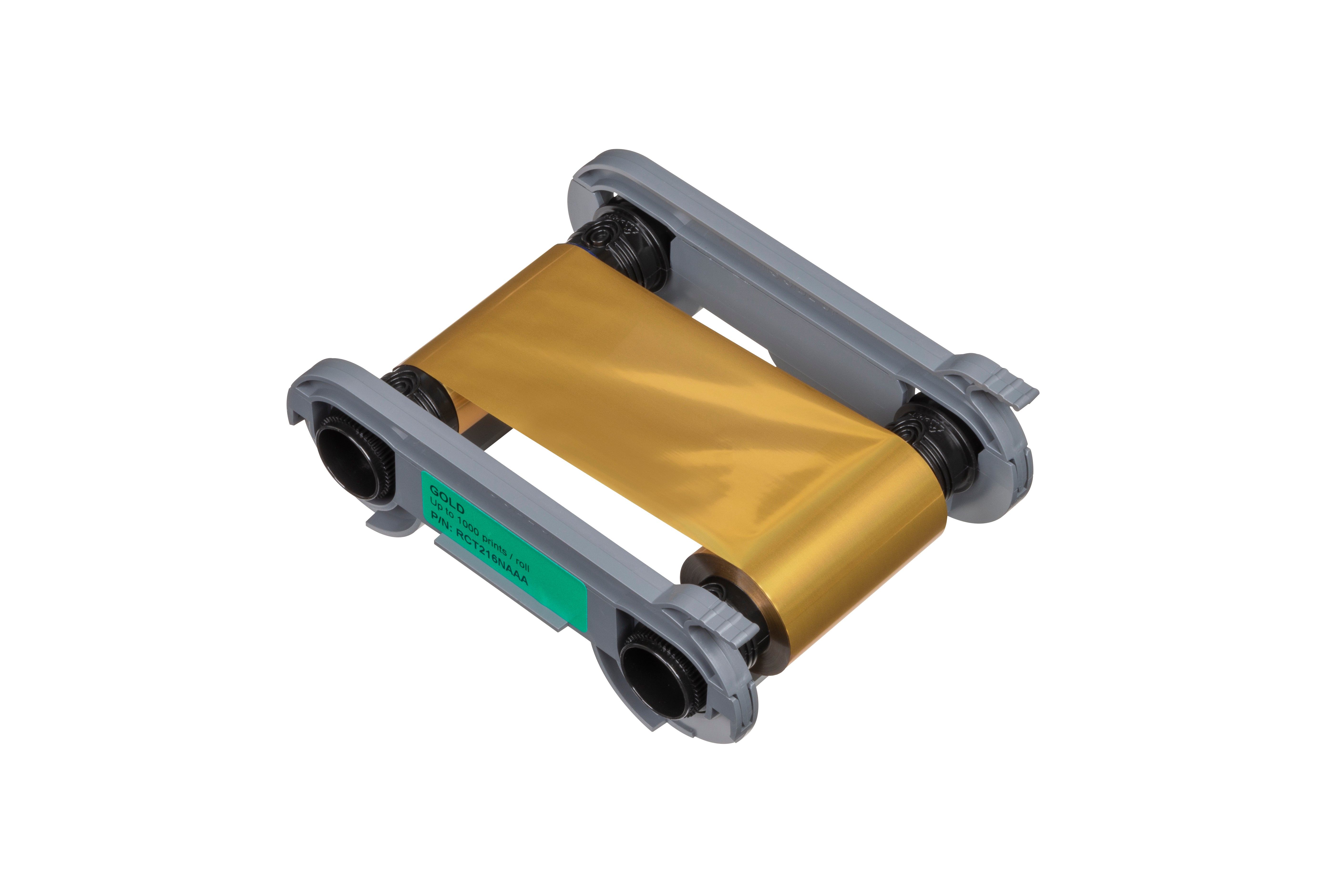 Evolis Primacy 2 Metallic Gold Monochrome Ribbon - 1000 Prints/Roll ...
