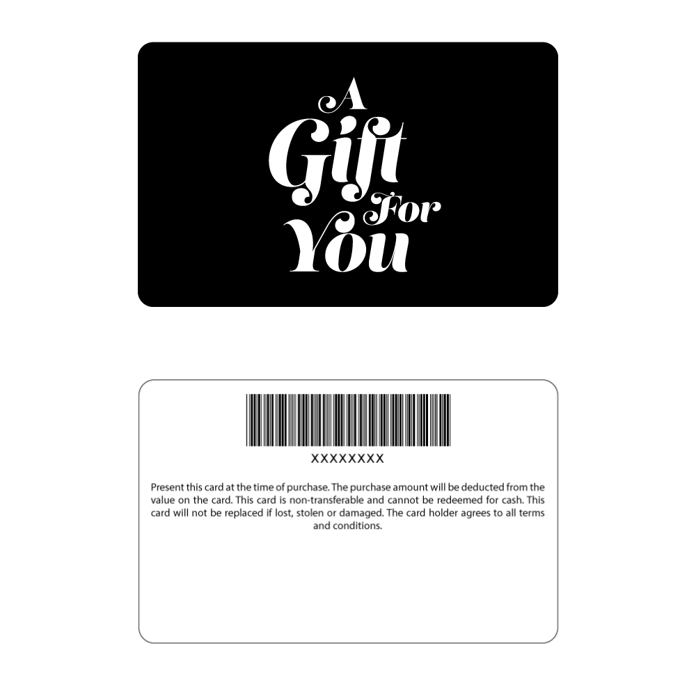 Gift Cards - Black