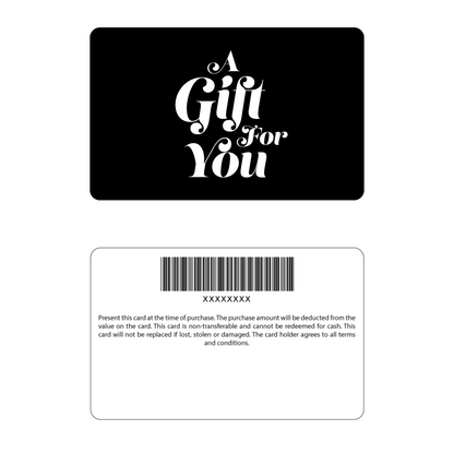 Gift Cards - Black
