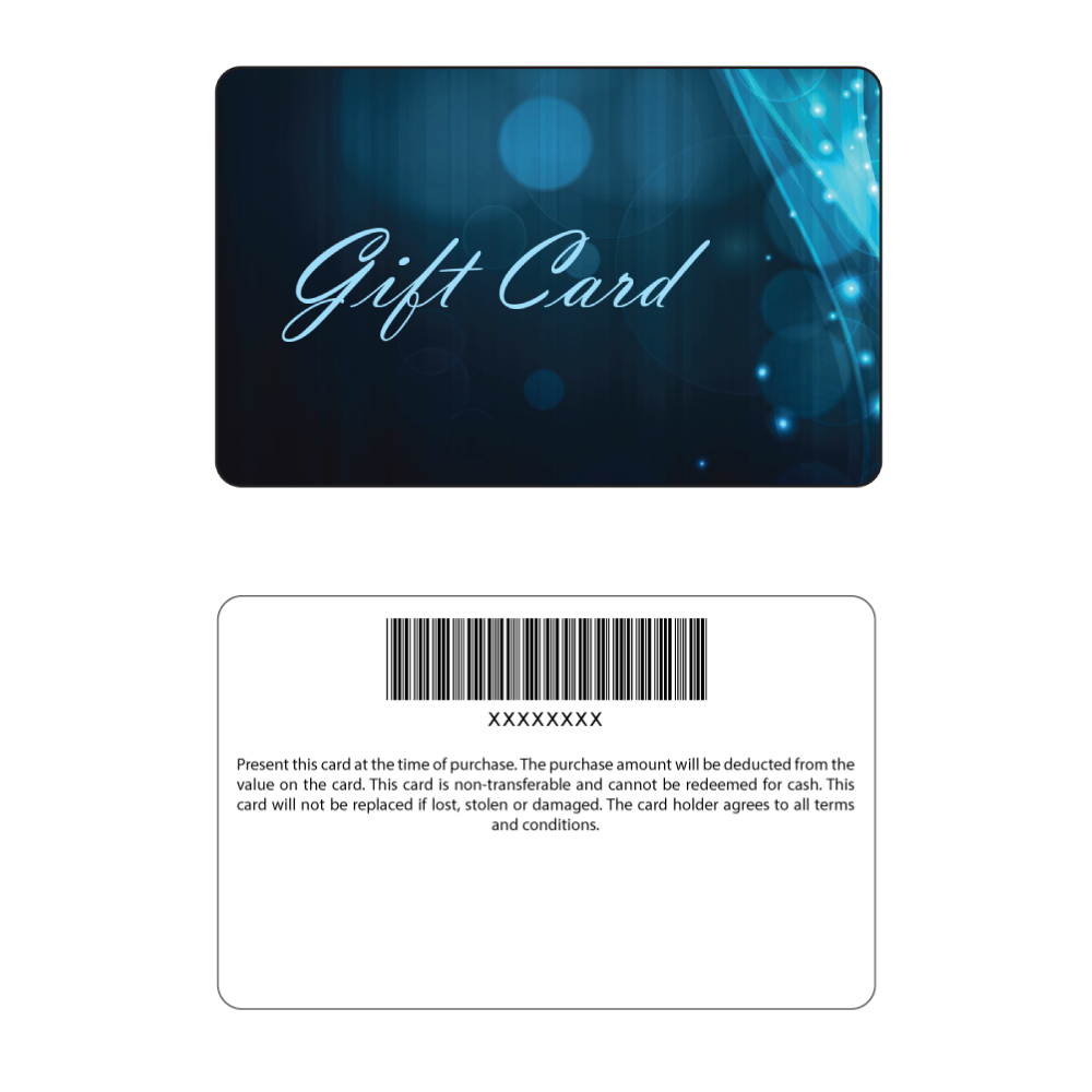 Gift Cards - Blue Light