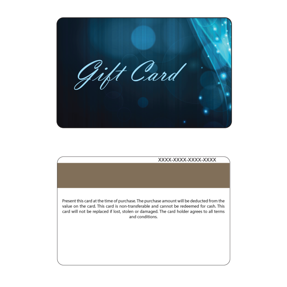 Gift Cards - Blue Light