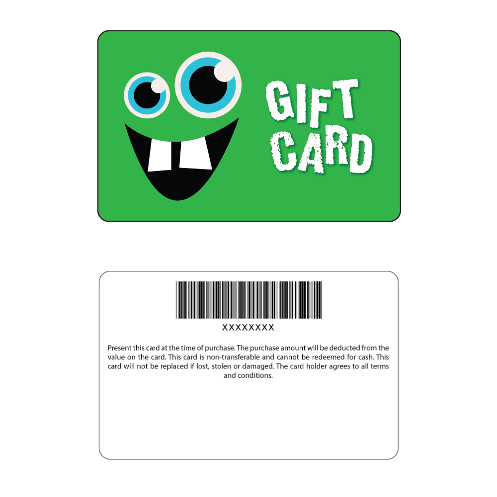 Gift Cards - Green Face