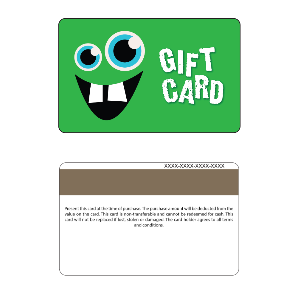 Gift Cards - Green Face