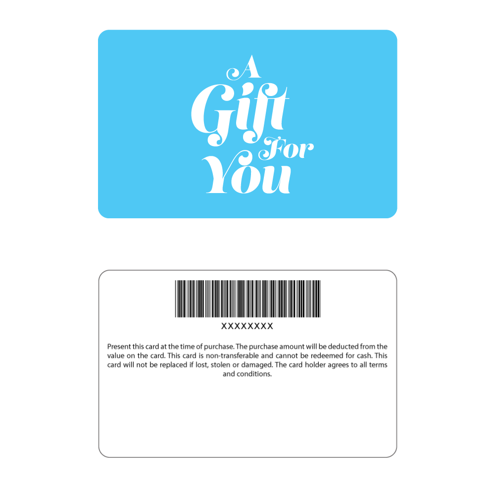 Gift Cards - Light Blue