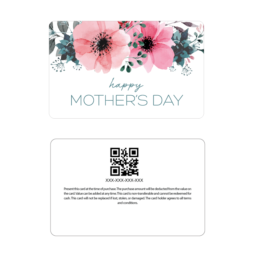 Mother's Day Gift Cards - Flowers