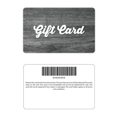 Gift Cards - Wood