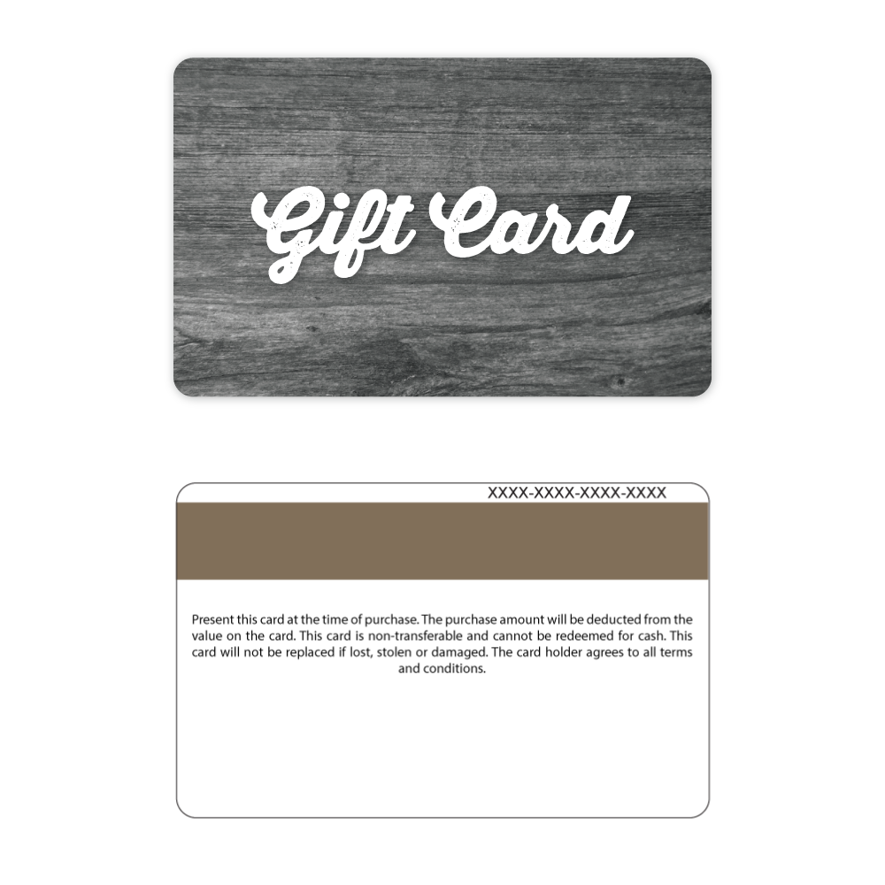 Gift Cards - Wood