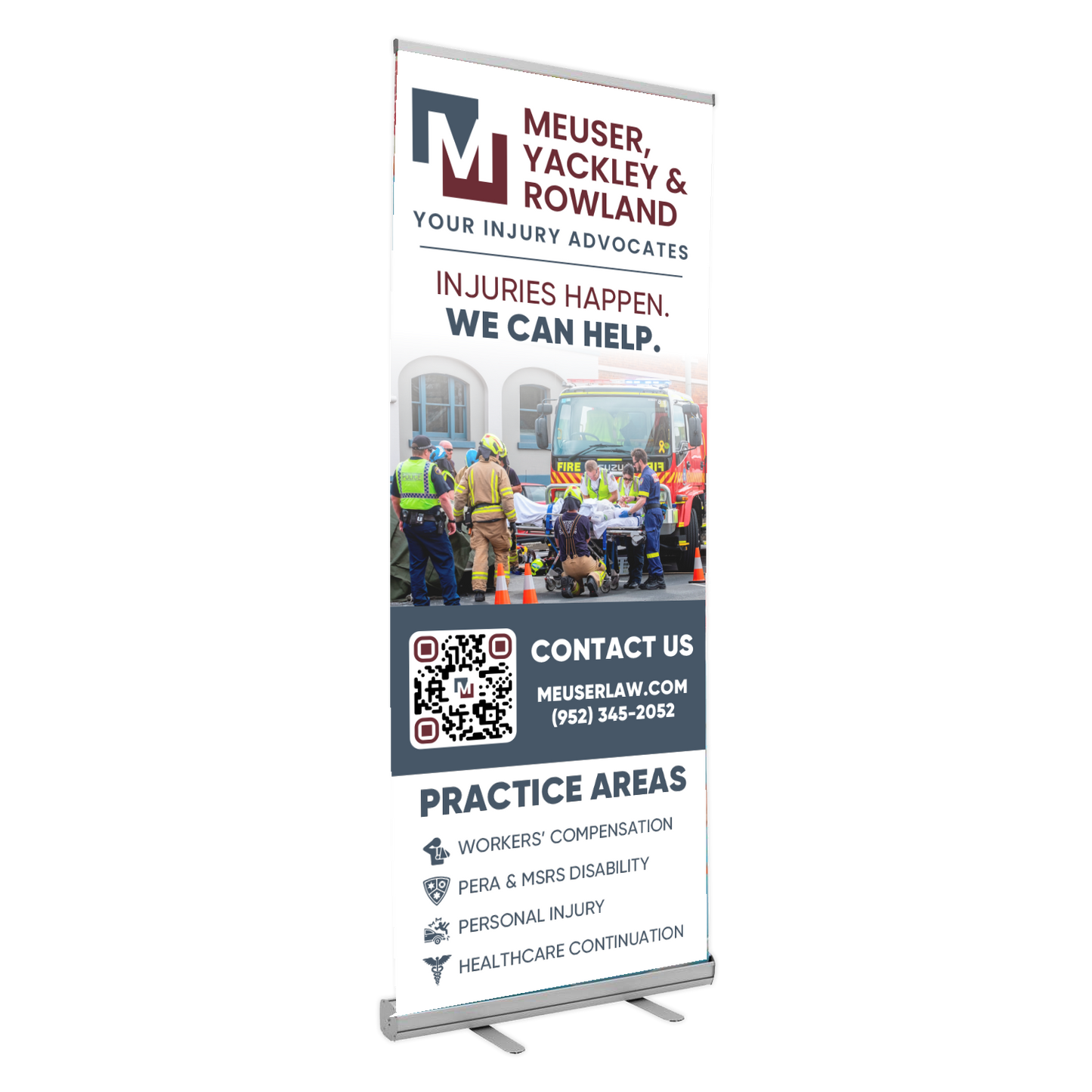 Meuser Law Fully Custom Banners