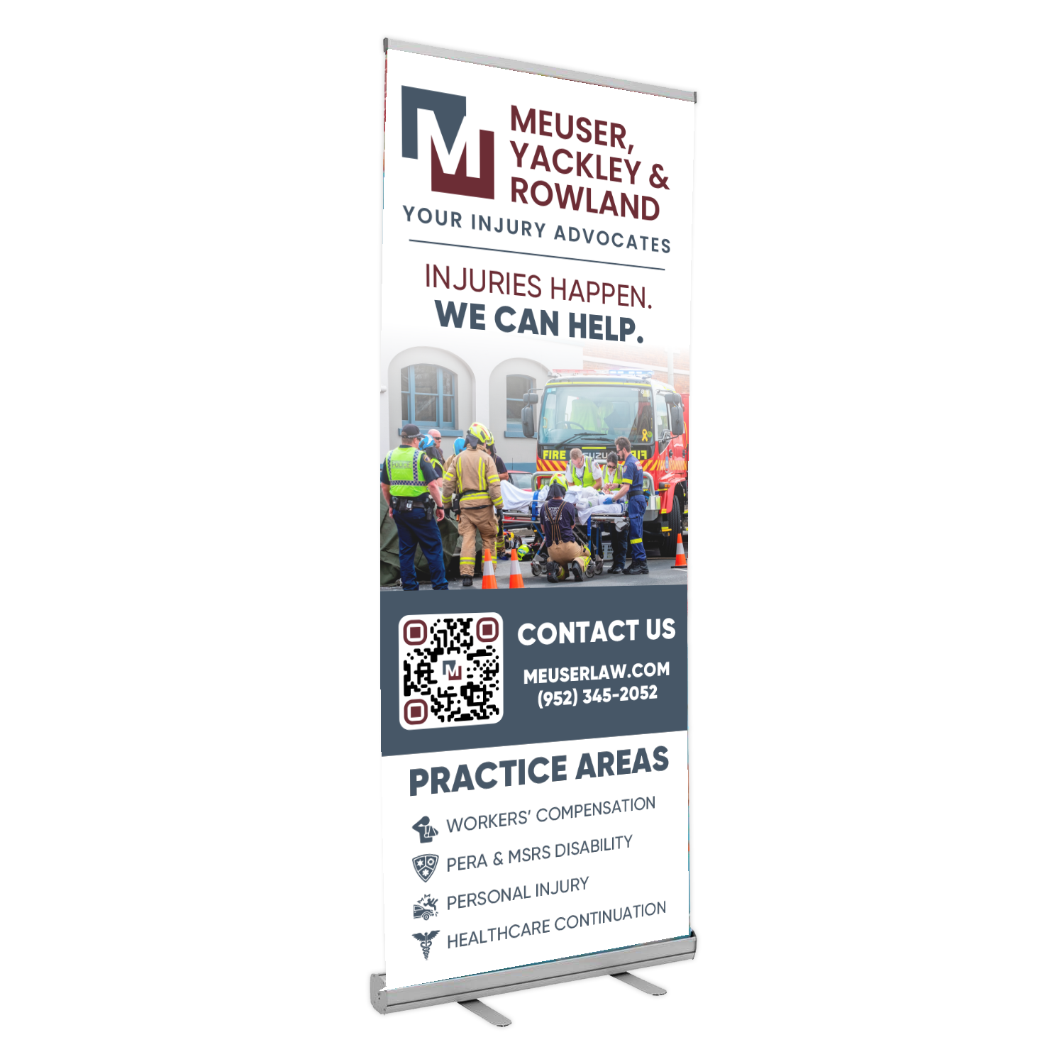 Meuser Law Fully Custom Banners