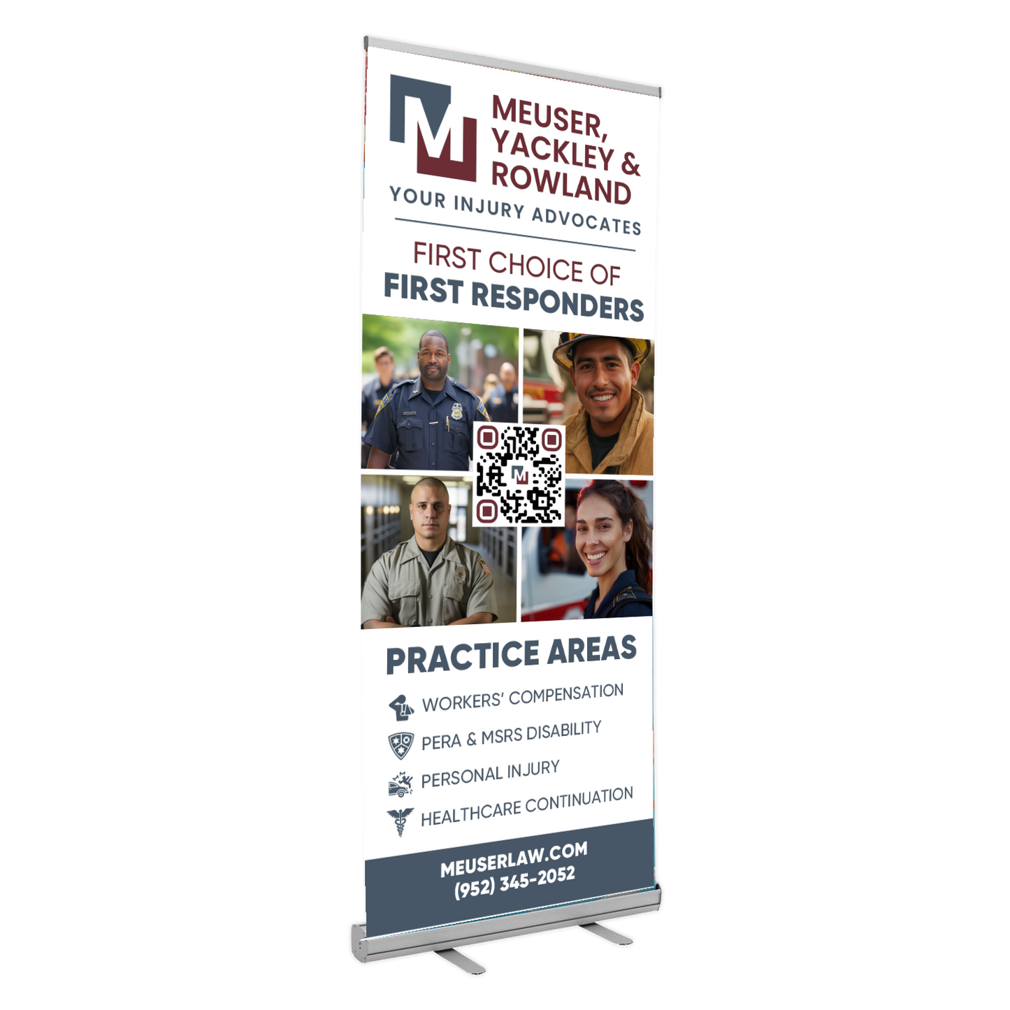 Meuser Law Fully Custom Banners