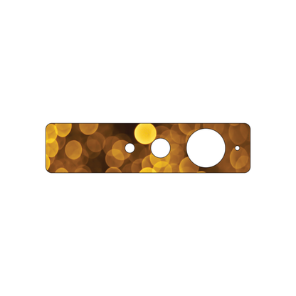 Custom Plastic 4.13" x 1" Gauge Cards