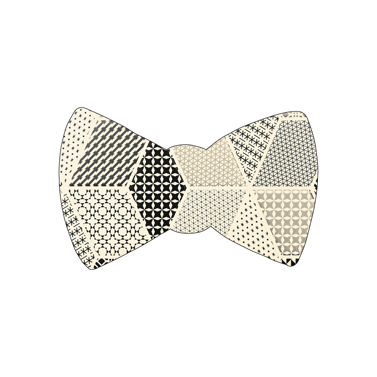 Custom Plastic 4" x 2.5" Bow Tie Shape Cards