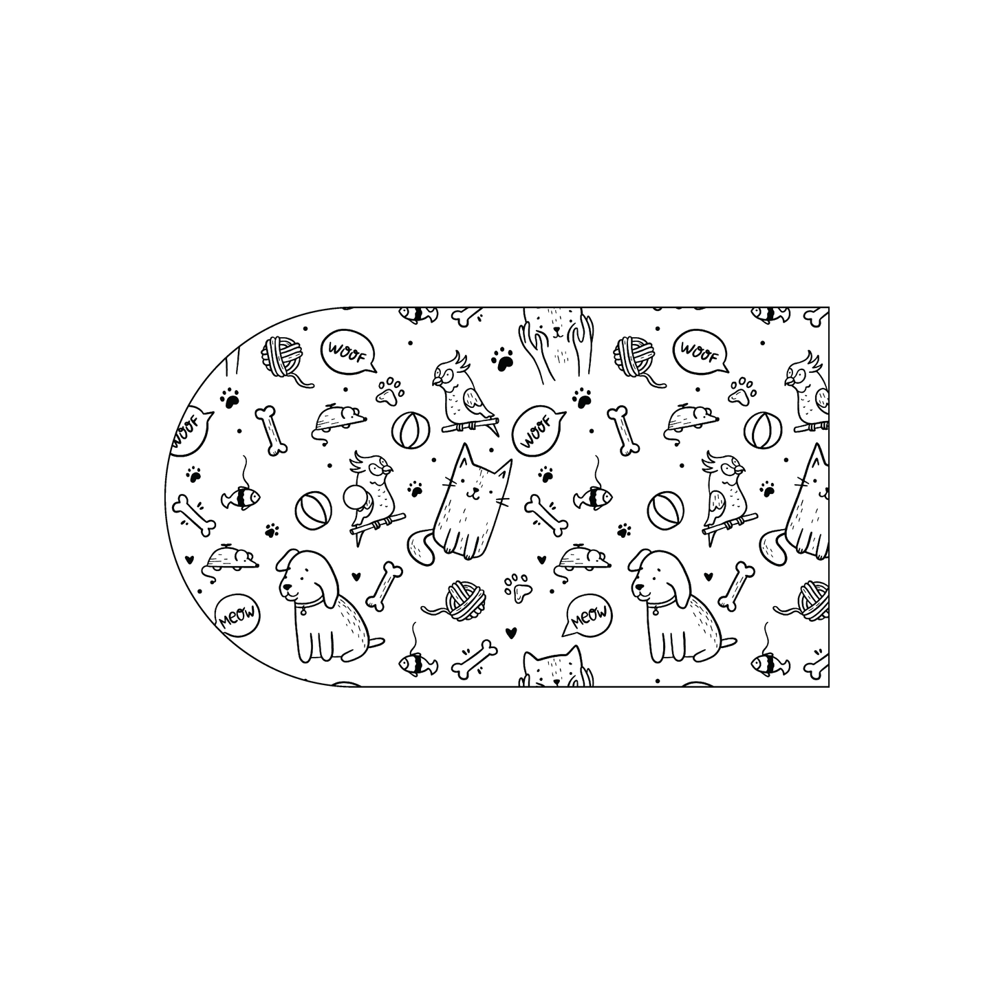Custom Plastic 3.5" x 2" Rounded Cards with Hole