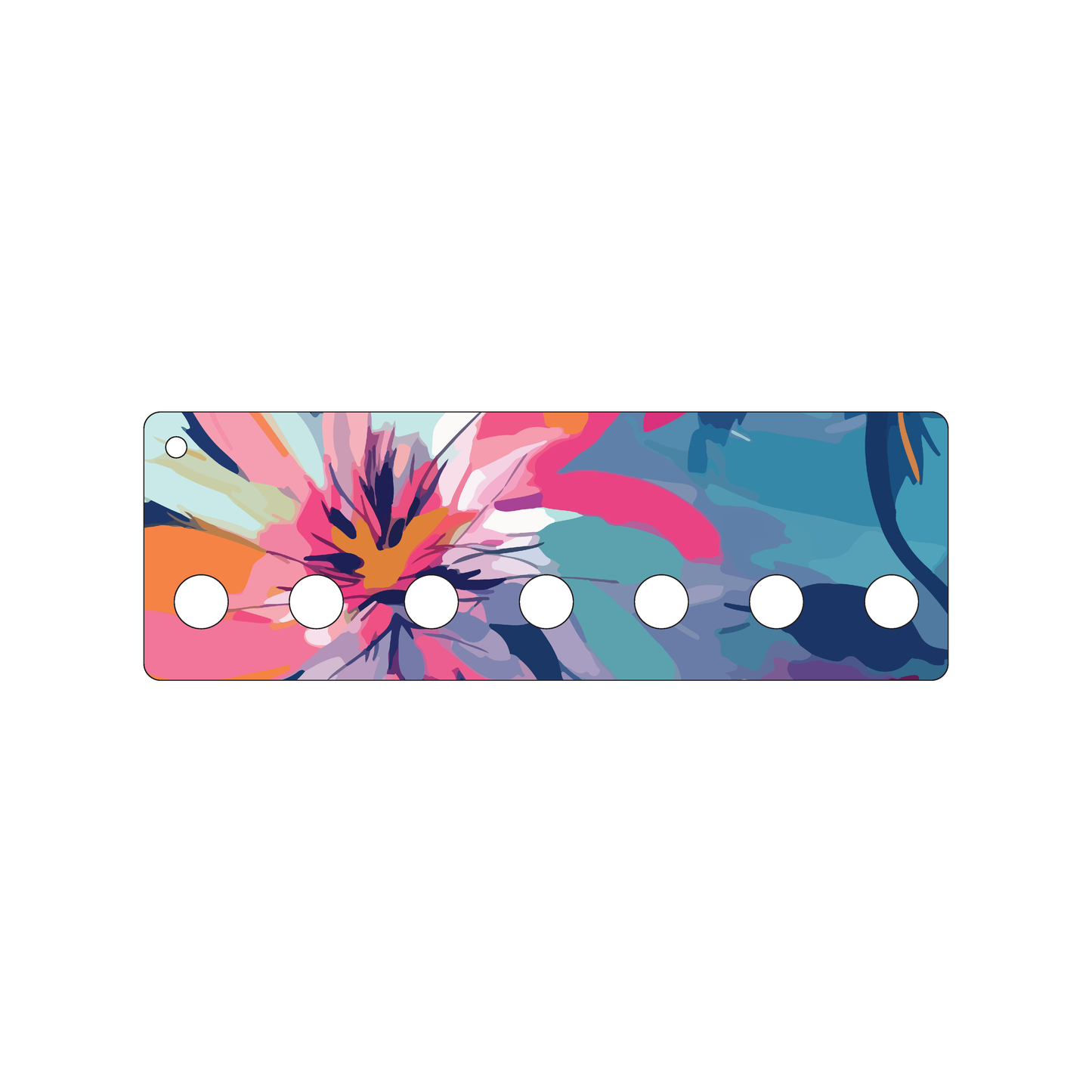 Custom Plastic 6" x 2" Size Chart Cards