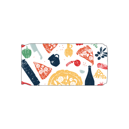 Custom Plastic 1.7" x 3.5" Can Shape Cards