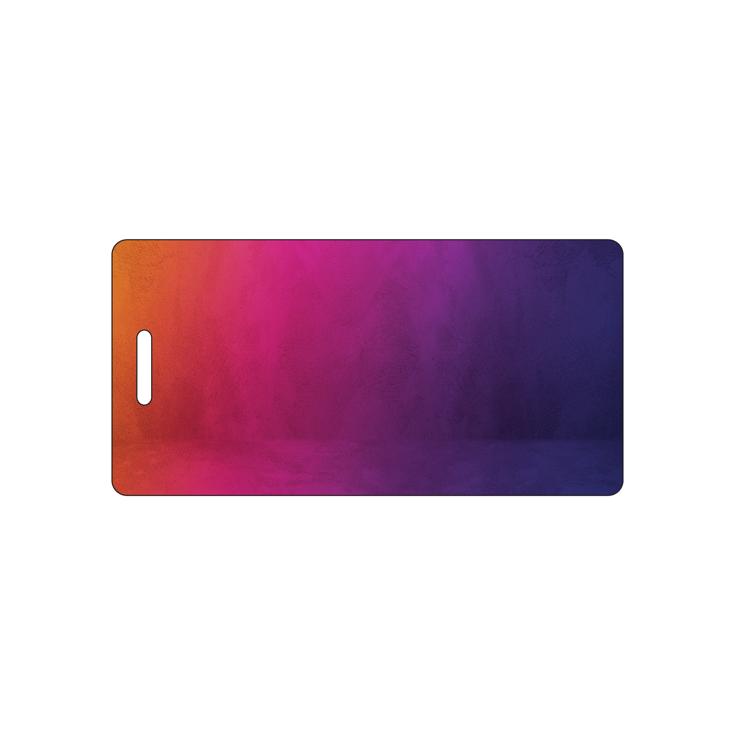 Custom Plastic 4.25" x 2.125" Luggage Tags with Slot