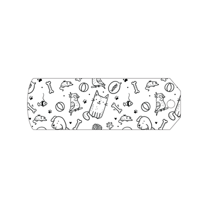 Custom Plastic 2.01" x 6" Long Tags