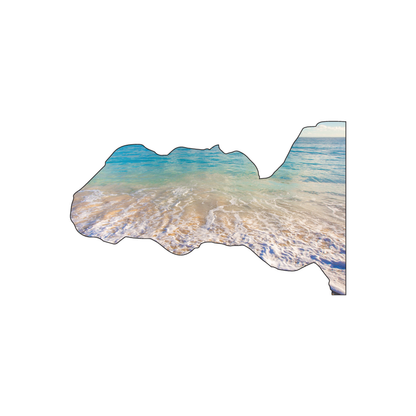 Custom Plastic 3.375" x 2.125" Silhouette Shape Cards